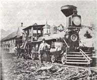 1er Train 1853 à Coaticook
