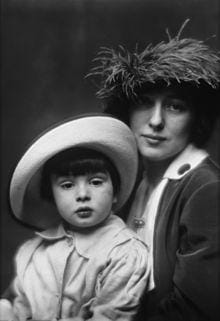 Evelyne and son