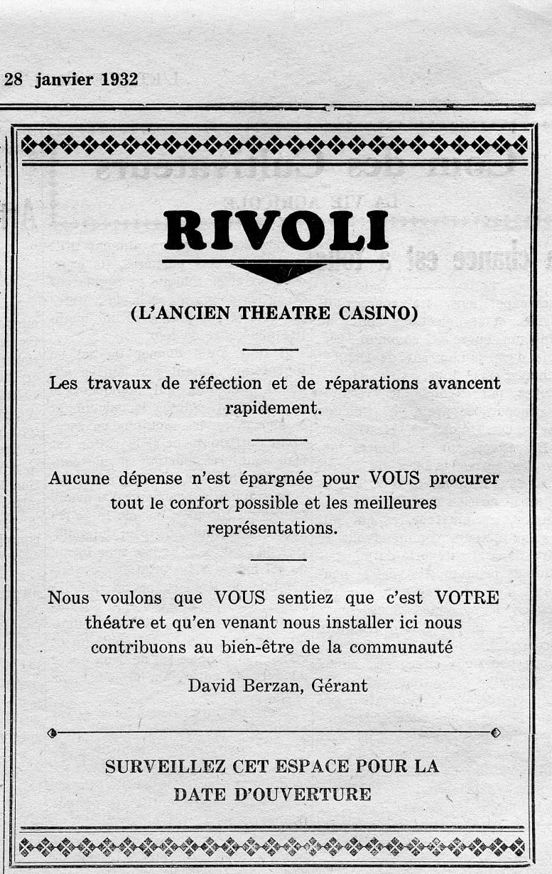annonce Rivoli
